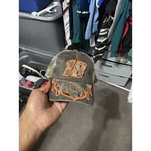 KYLE BUSCH FLAME REALTREE CAMO ADJUSTABLE CAP